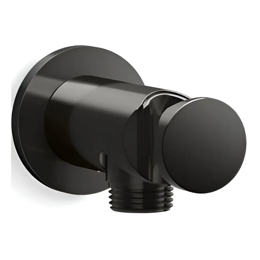 Giá đỡ tròn tích hợp đầu cấp nước màu đen Kallista P33386-00-PGP