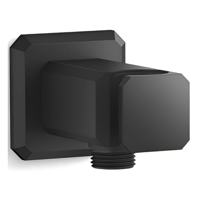 Giá đỡ vuông tích hợp đầu cấp nước màu đen Kallista P33385-00-BL