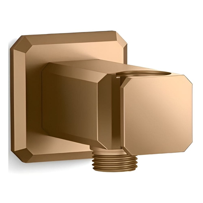 Giá đỡ vuông tích hợp đầu cấp nước màu đồng Kallista P33385-00-BLH