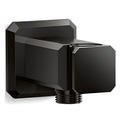 Giá đỡ vuông tích hợp đầu cấp nước màu đen Kallista P33385-00-PGP