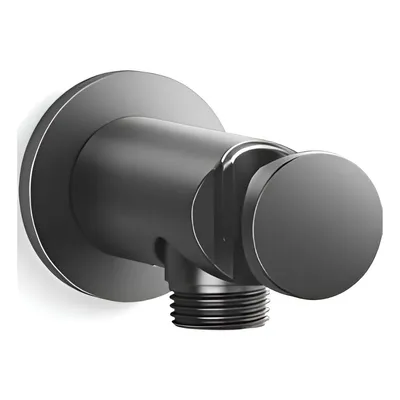 Giá đỡ tròn tích hợp đầu cấp nước màu đen Kallista P33386-00-BGP