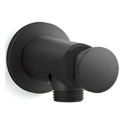 Giá đỡ tròn tích hợp đầu cấp nước màu đen Kallista P33386-00-BL