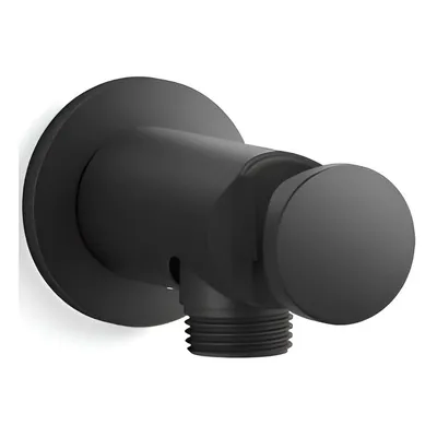Giá đỡ tròn tích hợp đầu cấp nước màu đen Kallista P33386-00-BL