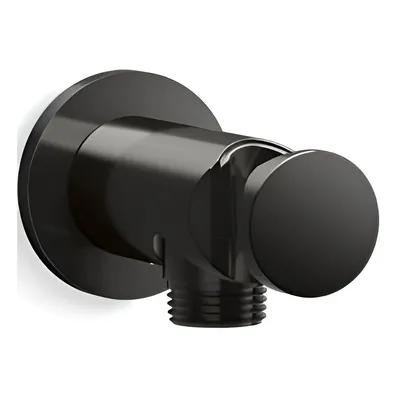 Giá đỡ tròn tích hợp đầu cấp nước màu đen Kallista P33386-00-PGP