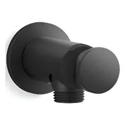 Giá đỡ tròn tích hợp đầu cấp nước màu đen Kallista P33386-00-BL