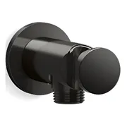 Giá đỡ tròn tích hợp đầu cấp nước màu đen Kallista P33386-00-PGP
