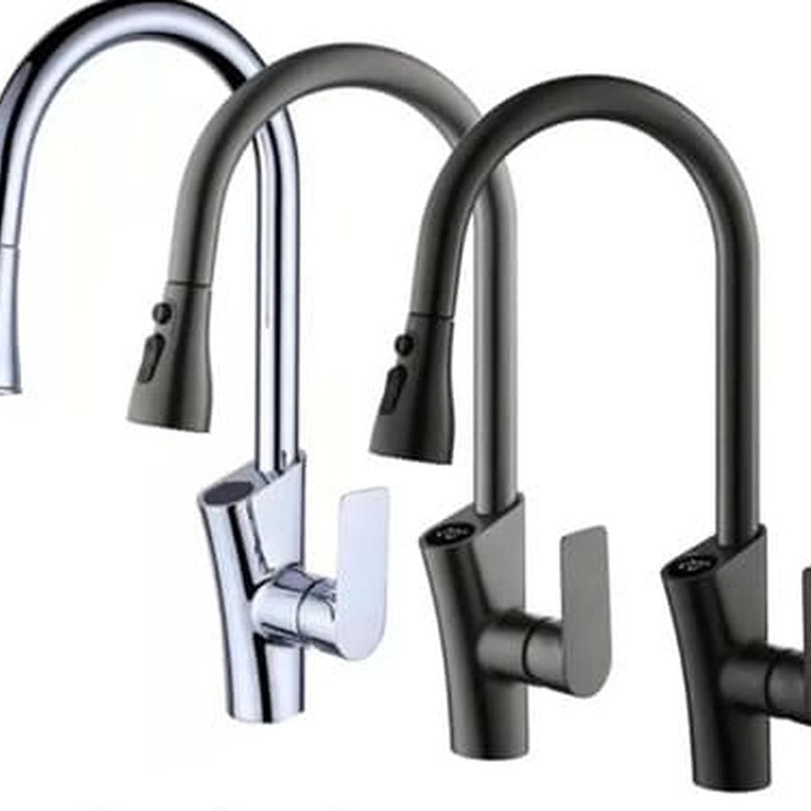 Vòi chậu rửa bát màu đen CleanMax VB-3201D