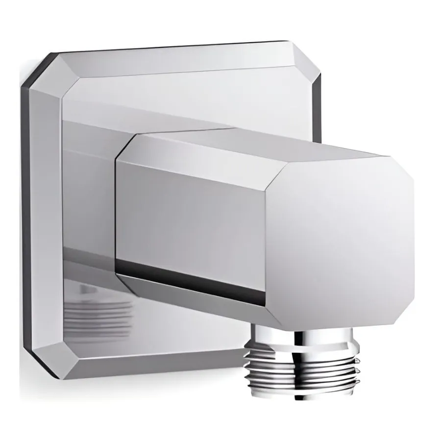 Đầu cấp nước vuông hiện đại màu chrome Kallista P33388-00-CP