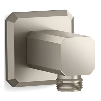 Đầu cấp nước vuông hiện đại màu nickel Kallista P33388-00-BN