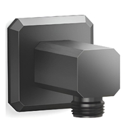 Đầu cấp nước vuông hiện đại màu đen Kallista P33388-00-BGP