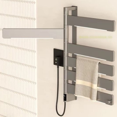 Dàn Sấy Khăn Xoay Tích Hợp Kệ CleanMax 666-6A