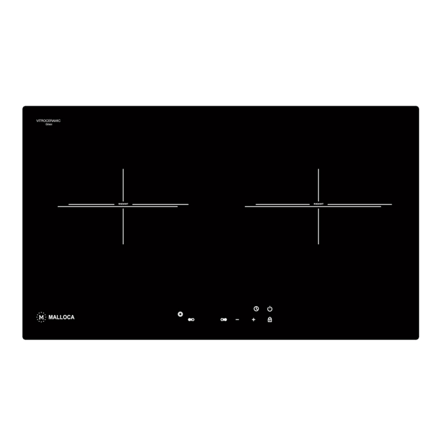 Bếp Điện Malloca MH-732 ER Hồng Ngoại 2 Vùng Nấu 