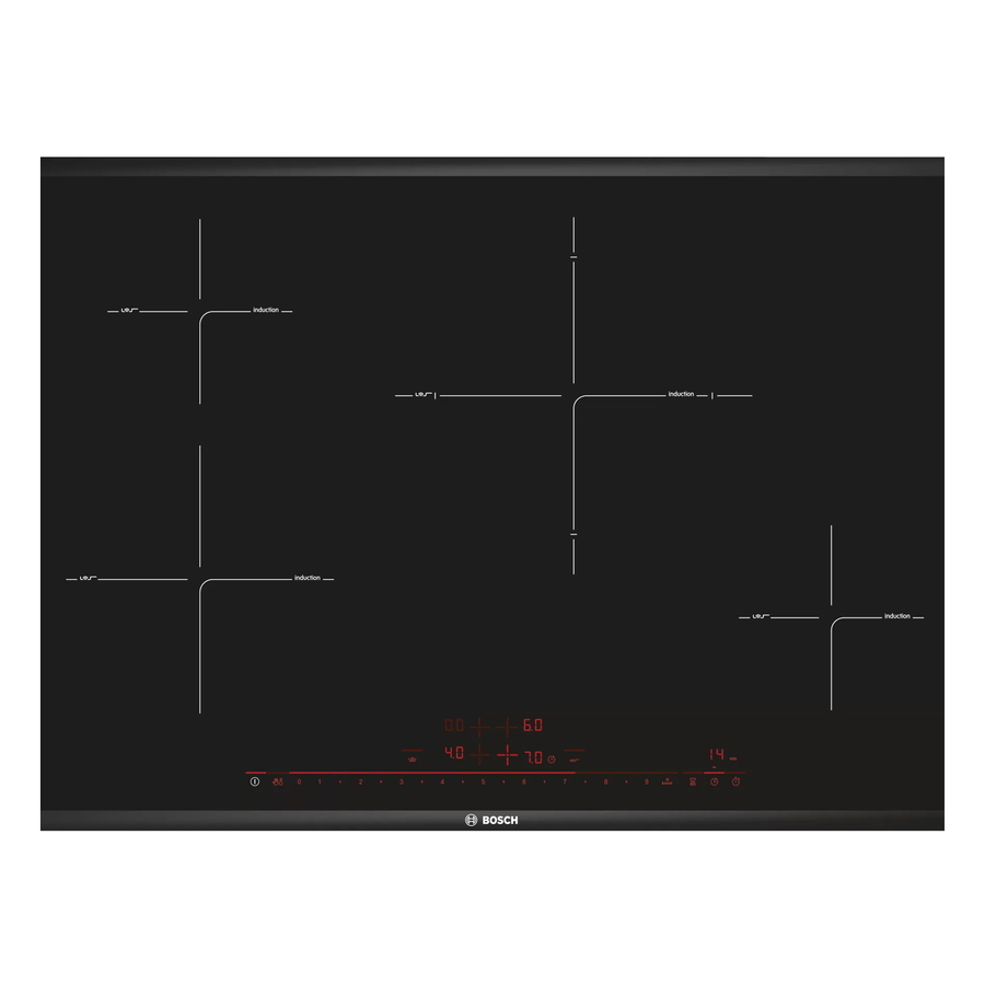Bếp Điện Từ Bosch PIE875DC1E 4 Vùng Nấu 