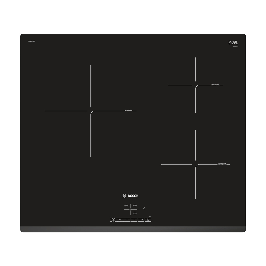 Bếp Điện Từ Bosch PUC631BB2E 3 Vùng Nấu