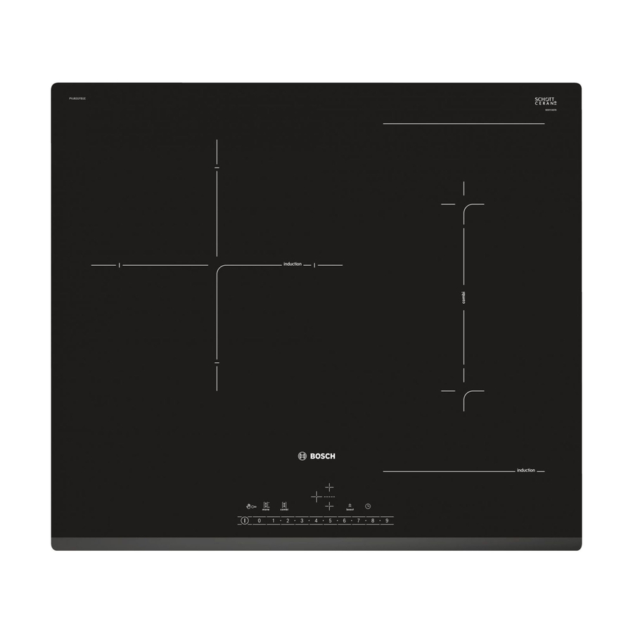Bếp Điện Từ Bosch PVJ611FB5E 3 Vùng Nấu 