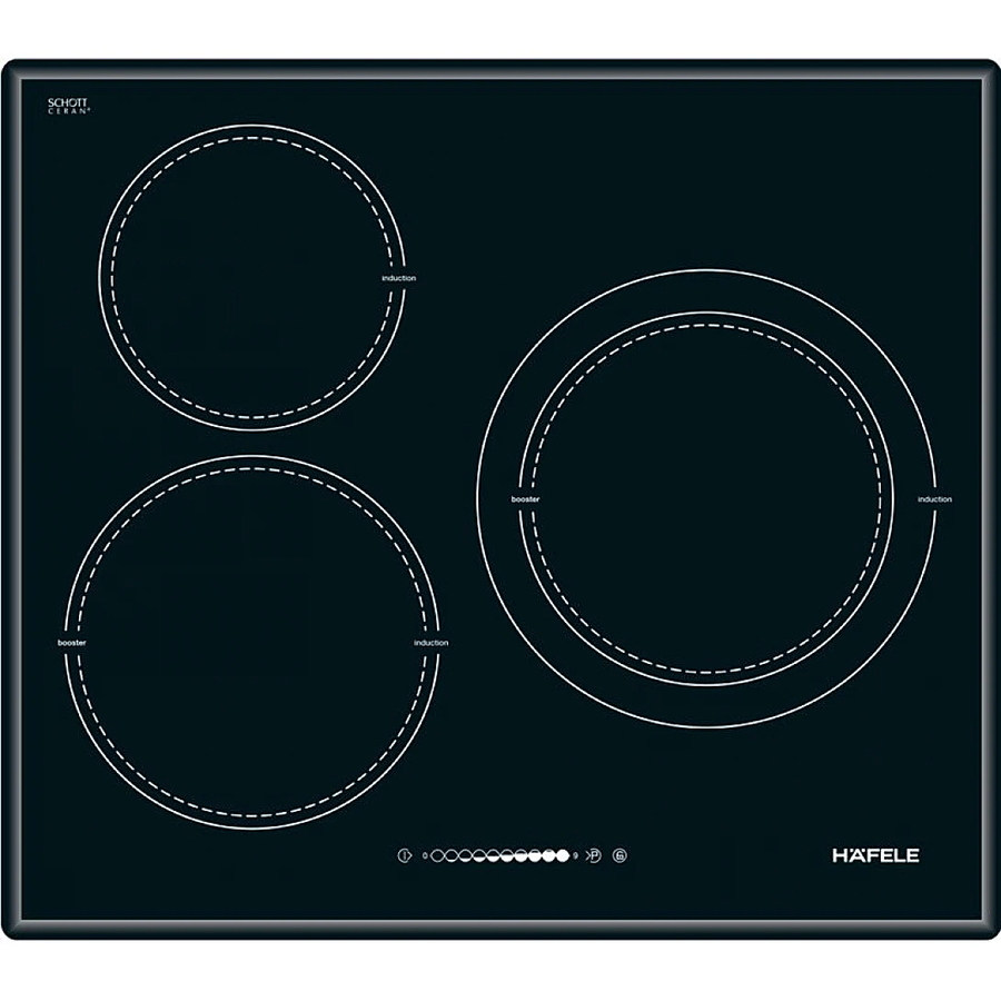 Bếp Điện Từ Hafele HC-I603B 536.01.601 3 Vùng Nấu