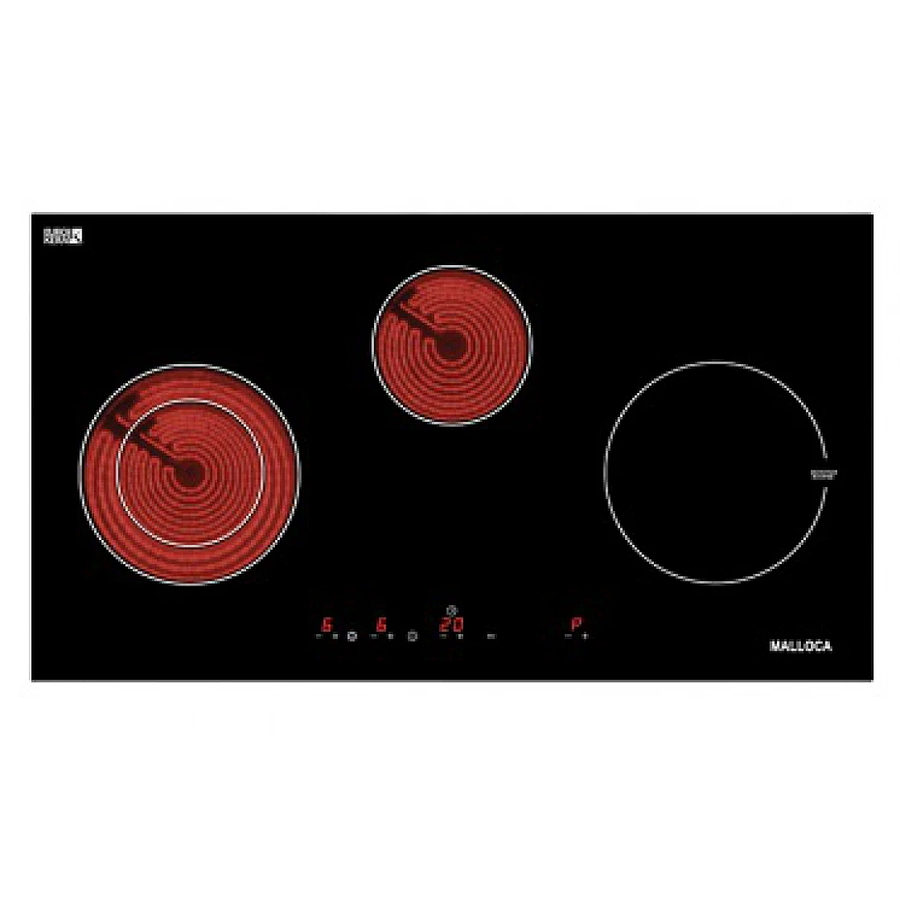 Bếp Điện Từ Malloca MH-03IRA Kết Hợp Hồng Ngoại 3 Vùng Nấu