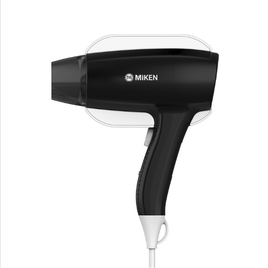 Máy sấy tóc treo tường màu đen Miken MKT-90297BL