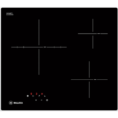 Bếp Điện Hồng Ngoại Malloca MR 593 Có 3 Vùng Nấu