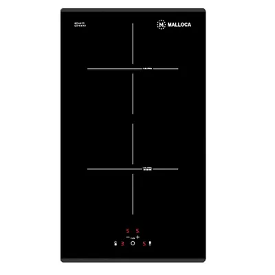 Bếp Điện Malloca MDR 302 Hồng Ngoại Domino 2 Vùng Nấu 