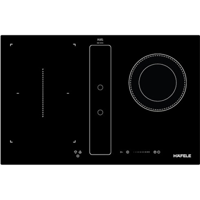 Bếp Điện Từ Hafele HC-IHH80A 539.66.698 Kết Hợp Hút Mùi 2 Vùng Nấu 