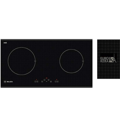 Bếp Điện Từ Malloca MH-02I D Kết Hợp Hồng Ngoại 2 Vùng Nấu