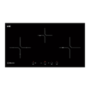 Bếp Điện Từ Malloca MH-03IR N Kính Âm Kết Hợp Hồng Ngoại 3 Vùng Nấu