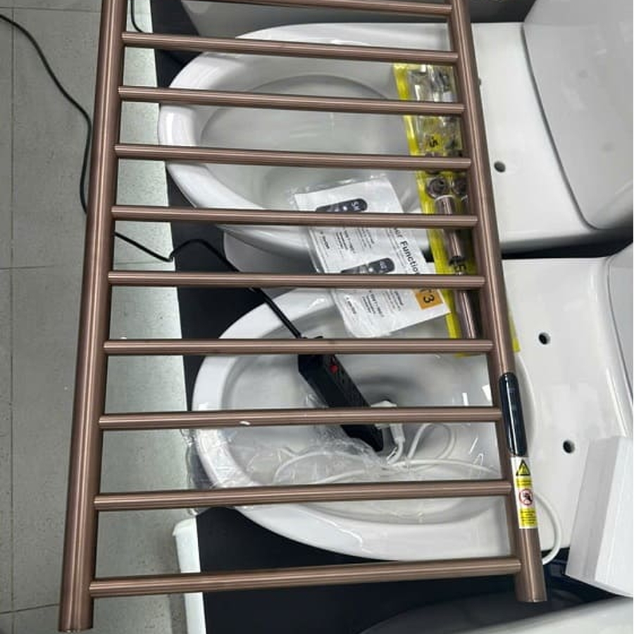 Giàn sấy khăn màu vàng hồng Miken 9042