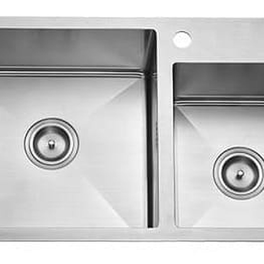 Chậu rửa bát 2 hố lệch Miken MKRB-7545L