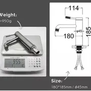 Vòi Lavabo Nóng Lạnh 1 Lỗ Miken MKV-600012G