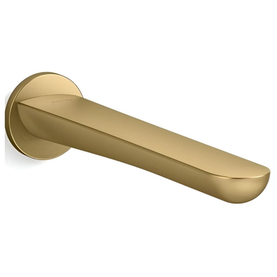 Vòi xả bồn tắm gắn tường màu đồng Kallista P34129-00-2MB