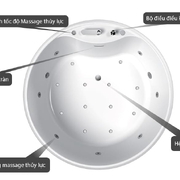 Bồn tắm massage Mowoen MW8303BHB-165
