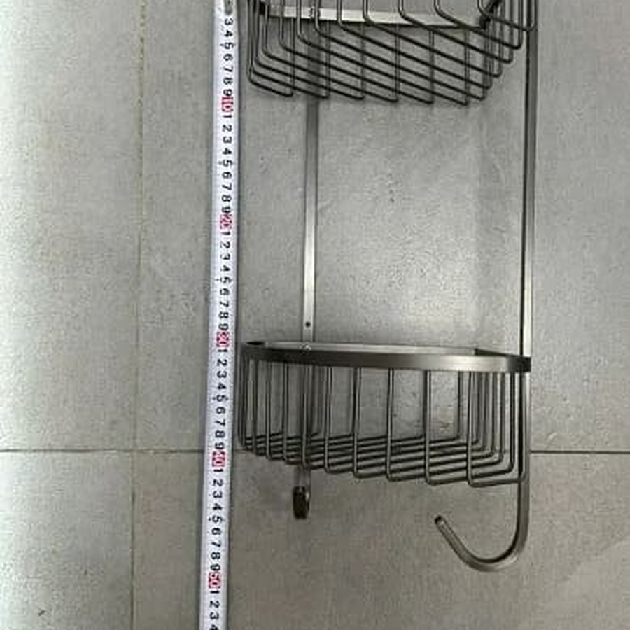 Kệ để đồ 2 tầng màu đen Miken MKKG-2245G