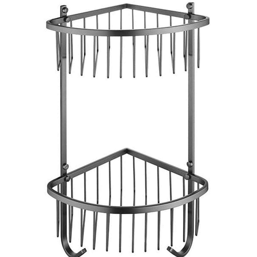 Kệ để đồ 2 tầng màu đen Miken MKKG-2245G