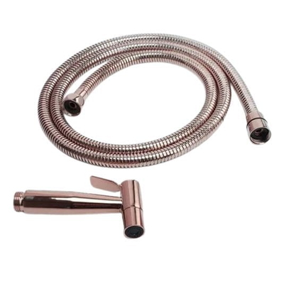 Vòi xịt vệ sinh nóng lạnh vàng hồng bóng Miken CFV-102A-RGB