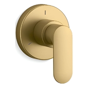 Mặt nạ chuyển đổi hướng nước sen tắm màu đồng Kallista P34133-LV-2MB