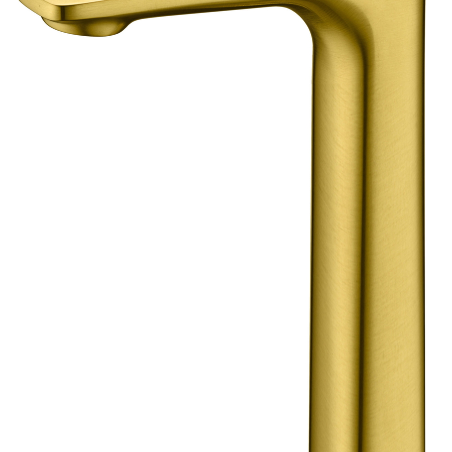 Vòi chậu rửa 1 lỗ mạ vàng Karat KF-02-621-41