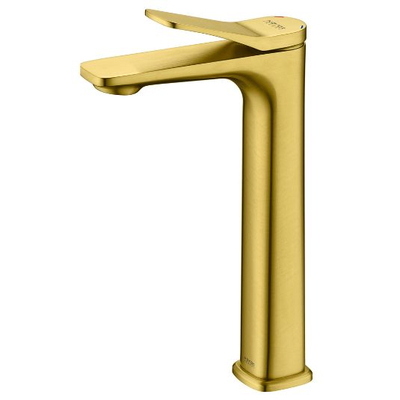 Vòi chậu rửa 1 lỗ mạ vàng Karat KF-02-621-41