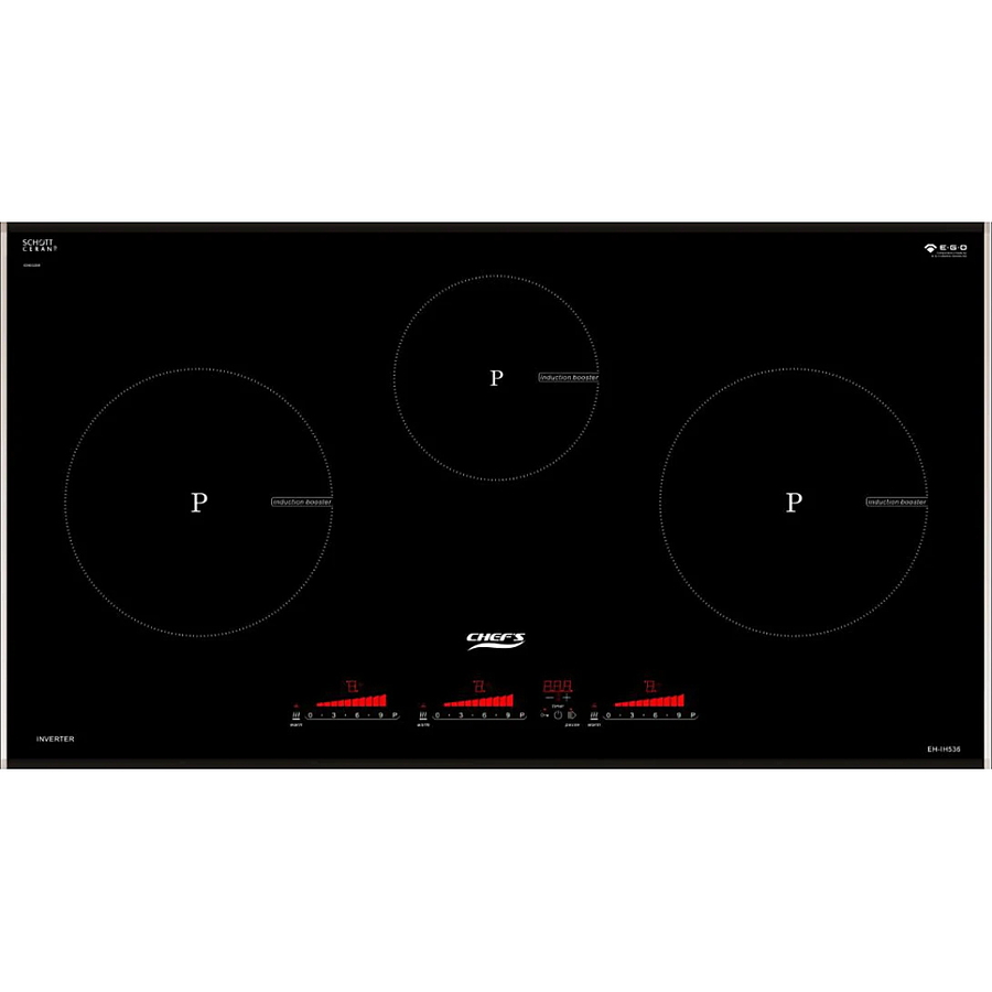 Bếp điện từ 3 vùng nấu Chefs EH-IH536