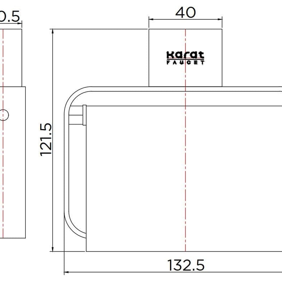 Móc Giấy Vệ Sinh Mạ Vàng Karat KB-02-312-41