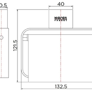 Móc Giấy Vệ Sinh Mạ Vàng Karat KB-02-312-41