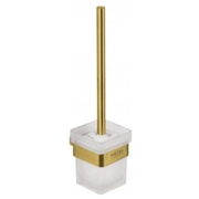 Giá đỡ và chổi cọ bồn vệ sinh màu vàng Karat KB-02-810-41