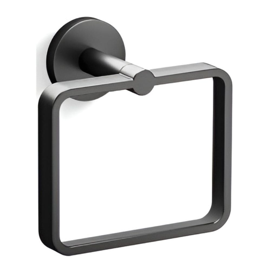 Vòng treo khăn màu đen Kallista P34410-00-BGP