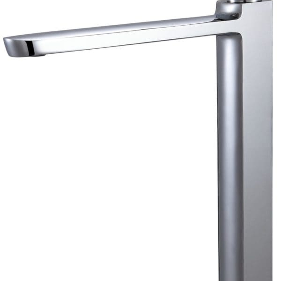 Vòi chậu rửa 1 lỗ mạ chrome thân cao Karat KF-43-621-50