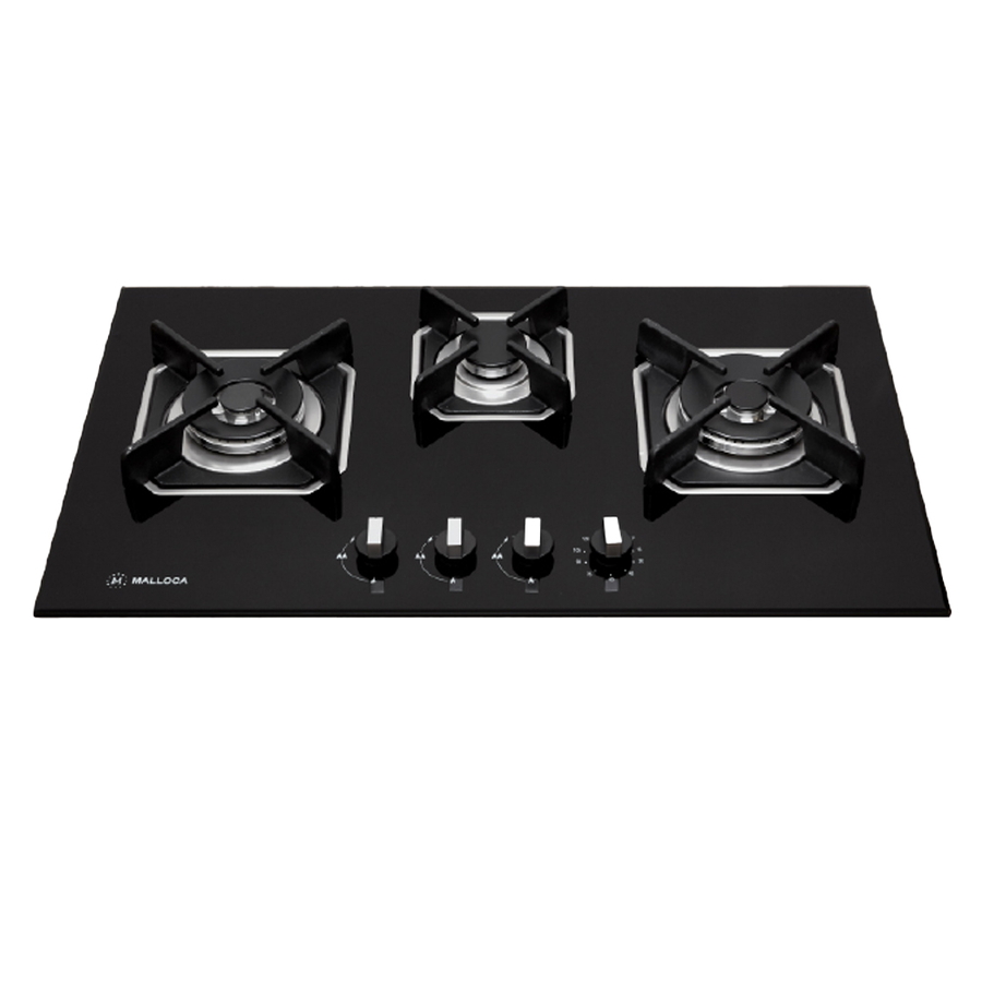 Bếp Gas Malloca AS 9603B âm bàn 3 Bếp