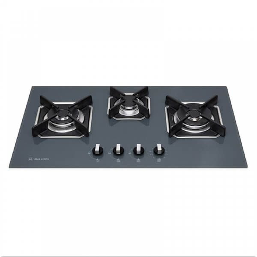Bếp Gas Malloca AS 9603DG Mặt Kính 3 Bếp