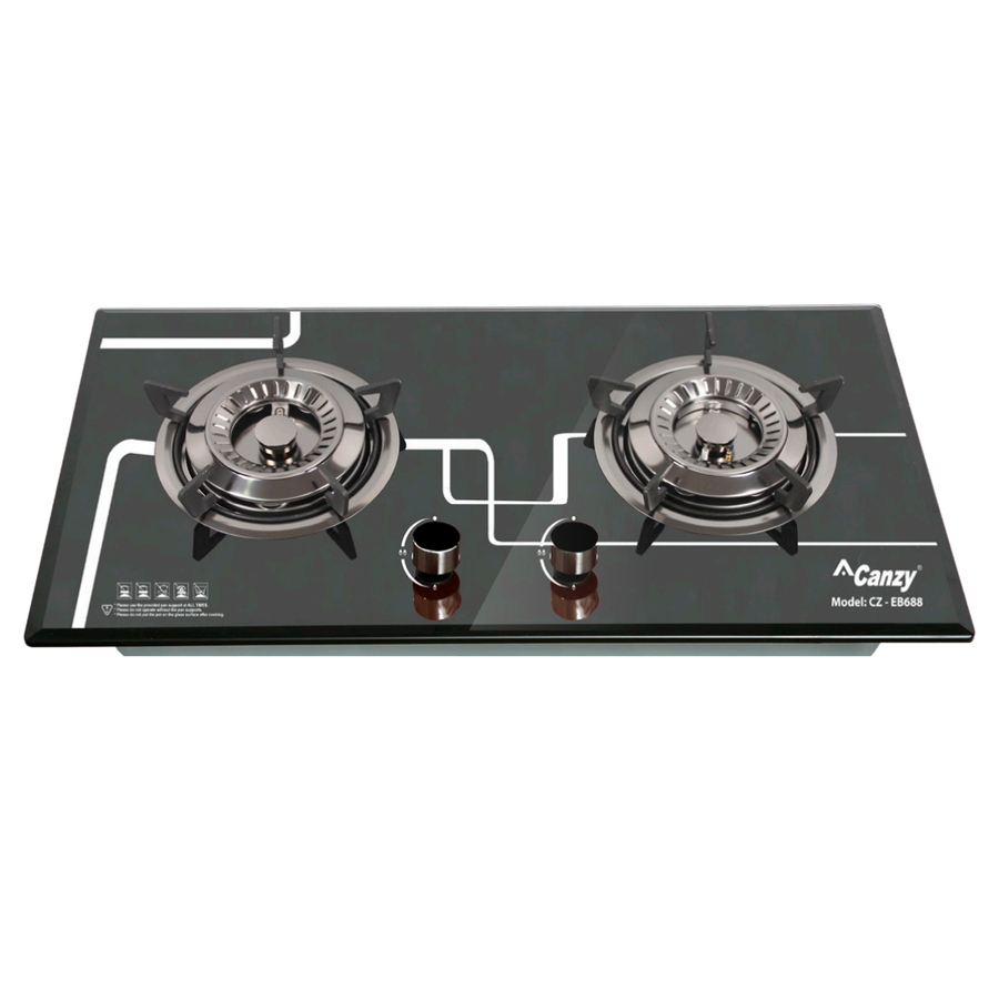 Bếp gas âm 2 lò Canzy CZ EB688