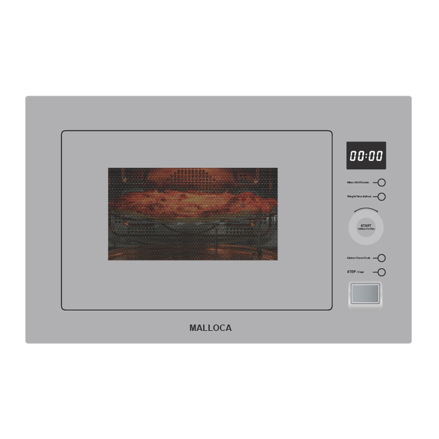Lò Vi Sóng Malloca MW 927BGX Kính Xám Âm Tủ