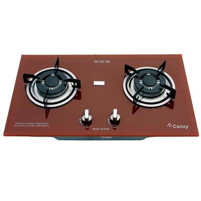 Bếp gas âm 2 lò Canzy CZ 27MI Đỏ