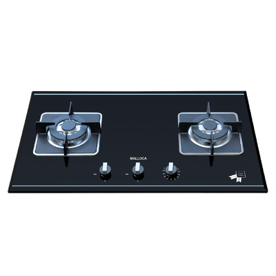 Bếp Gas Malloca AS 9402B Mặt Kính 2 Vùng Nấu